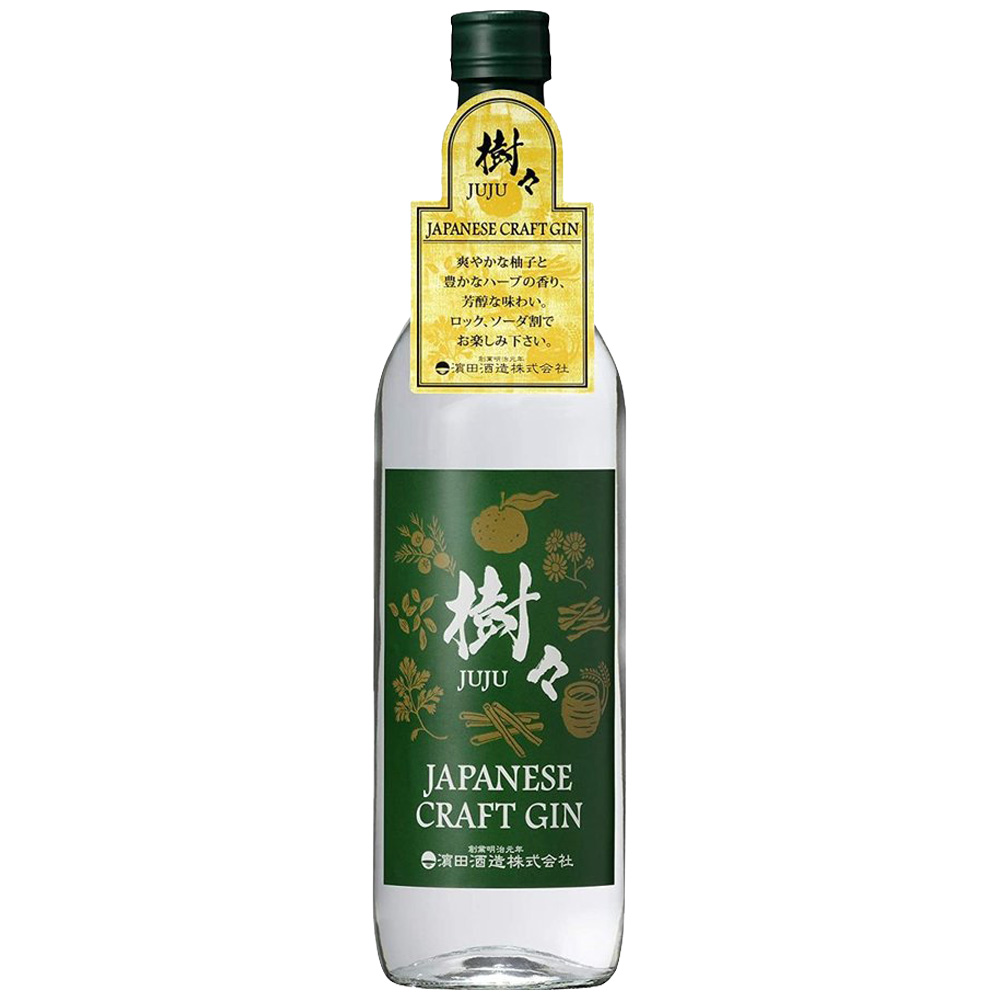 濱田 ジャパニーズクラフトジン樹々 38°（鹿児島）
