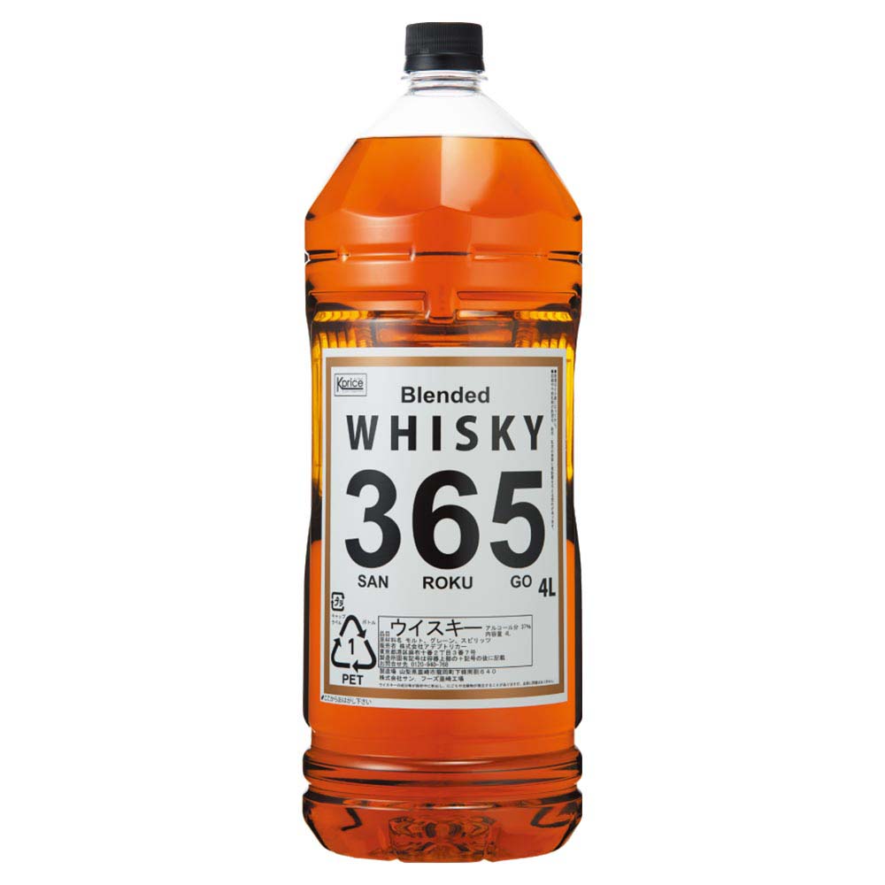 Kprice ウイスキー 365（サンロクゴ） 4Lペット